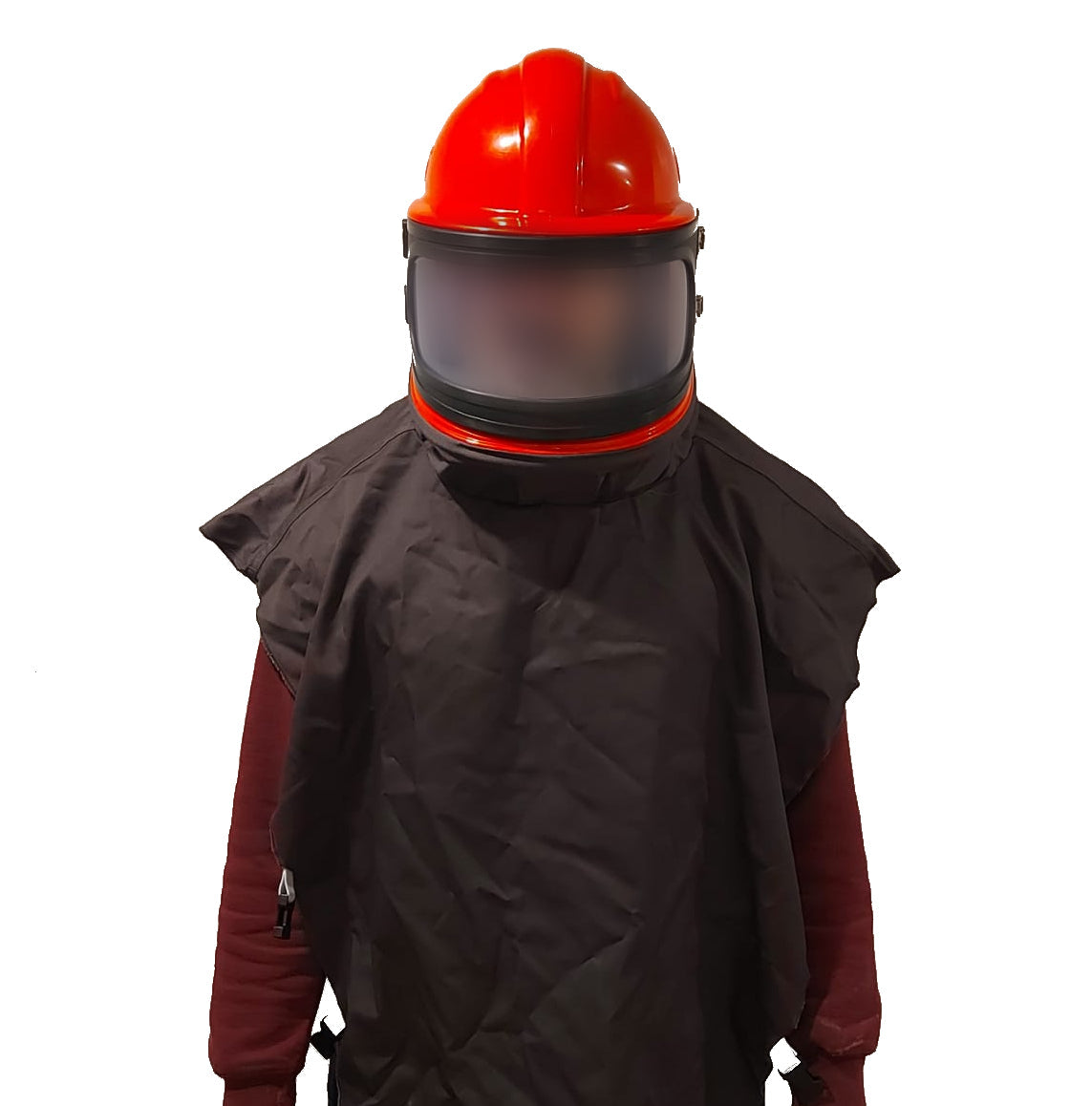 Sandblasting Helmet and Breathing Air Filter Complete System