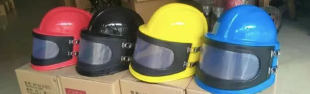 Sandblasting Helmet and Breathing Air Filter Complete System